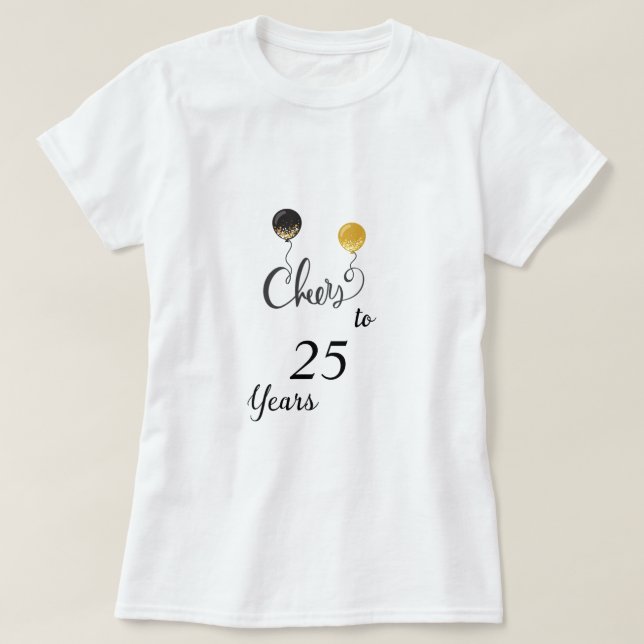 T-shirt Anima-se a 25 anos (Frente do Design)