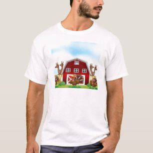 T-shirt Animais de fazenda