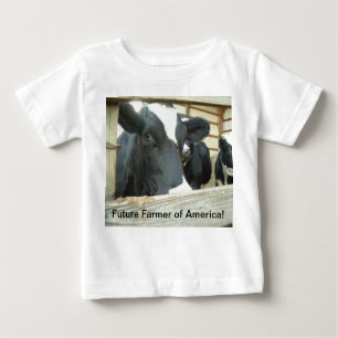 T-shirt Animais de fazenda - fazendeiro futuro de América
