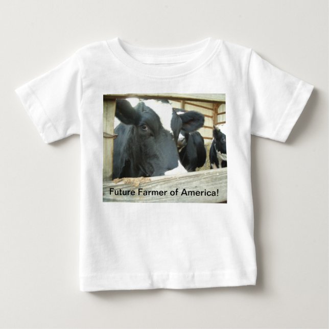 T-shirt Animais de fazenda - fazendeiro futuro de América (Frente)