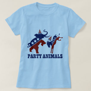 T-shirt Animais de partido
