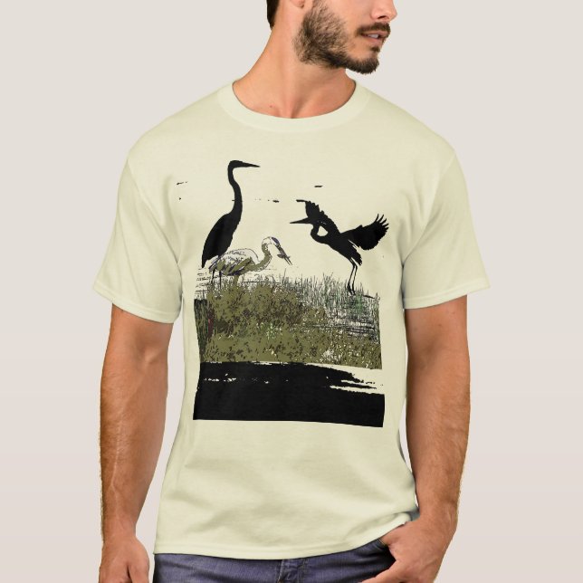 T-shirt Animais dos animais selvagens do pássaro da (Frente)