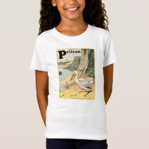 T-shirt Animais Pelicanos do Alfabeto
