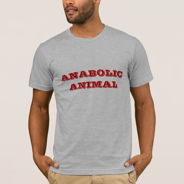 T-shirt animal anabólico (Frente)