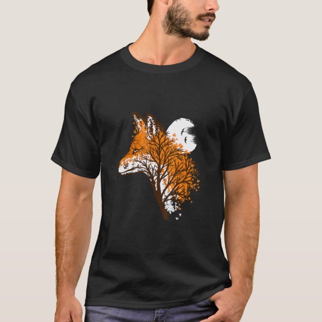 T-Shirt animal da Tree Fox (Frente)