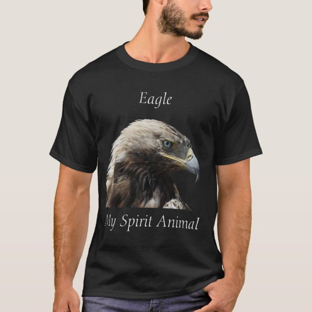 T-Shirt Animal Espírito De Águia (Frente)