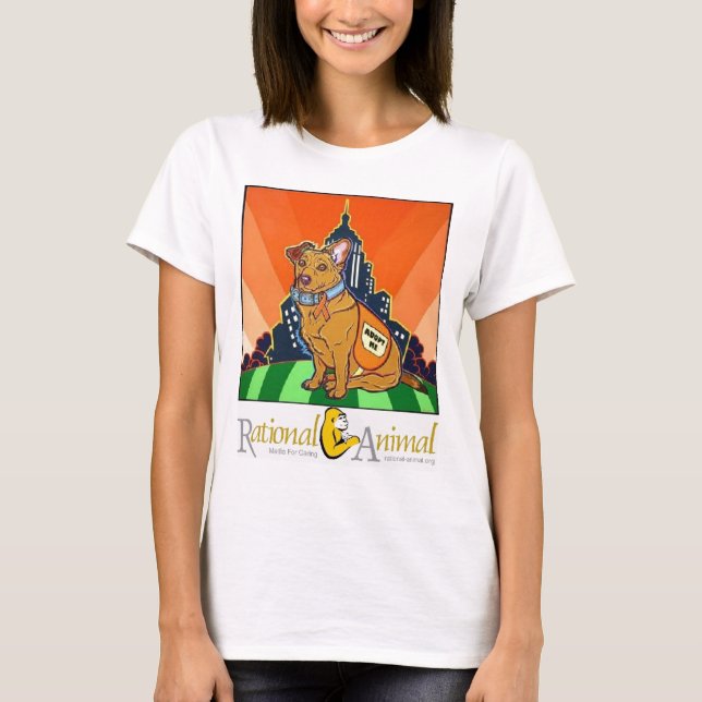 T-shirt Animal racional (Frente)