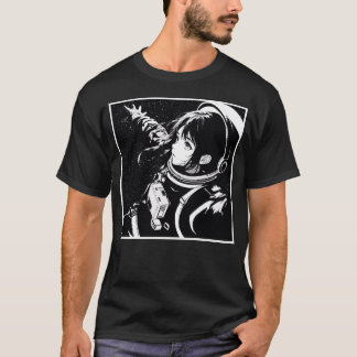 T-Shirt anime de moça espacial