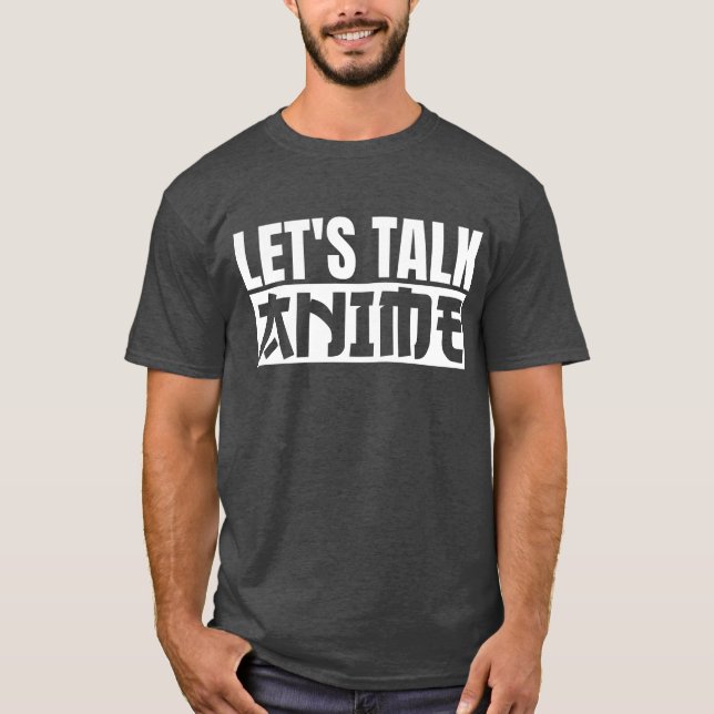 T-Shirt Anime do vamos Talk (Frente)