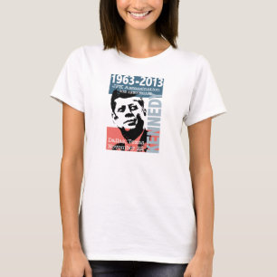 T-shirt Aniversário 1963 - 2013 do homicídio de JFK