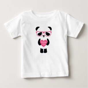 T-shirt Aniversário bonito da panda