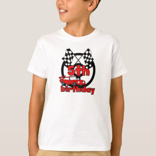 T-shirt Aniversário das corridas de carros 5o