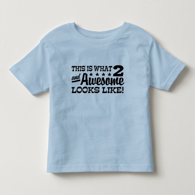 T-shirt Aniversário de 2 anos (Frente)