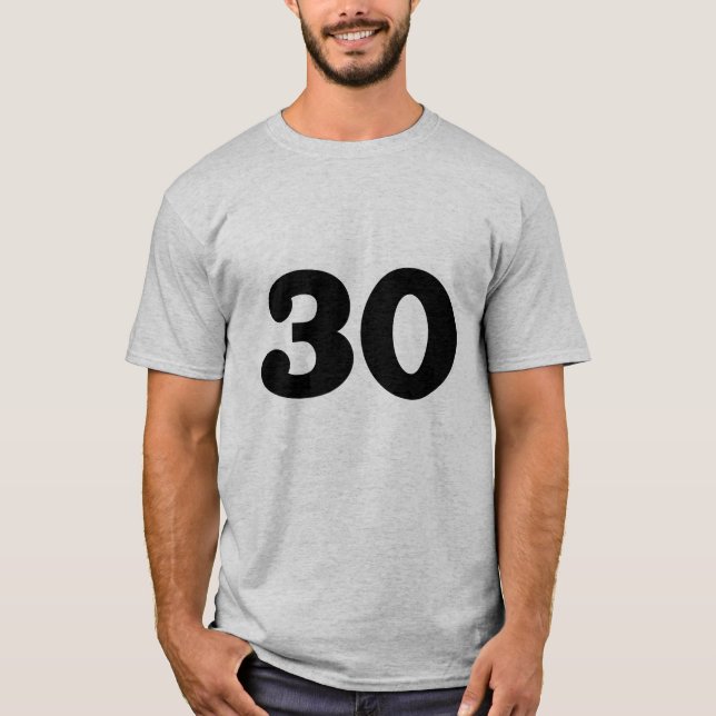 T-Shirt aniversário de 30 anos (Frente)
