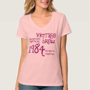 T-shirt aniversário de 30 anos Gift 1984 Vintage Brew Par