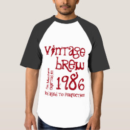 T-shirt aniversário de 30 anos Gift 1986 ou Vintage Brew 5
