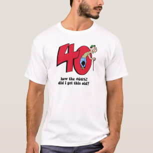 T-shirt Aniversário de 40 anos