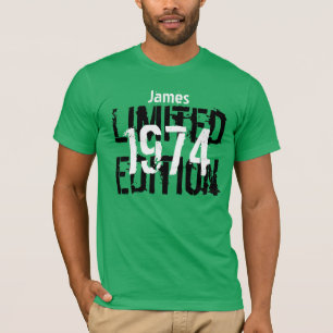 T-shirt aniversário de 40 anos 1974 Limited Edition V05 Pe