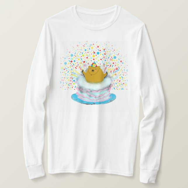 T-shirt Aniversário do Dia da Marmota (Frente do Design)