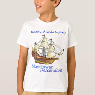 T-shirt Aniversário do navio de navigação do descendent