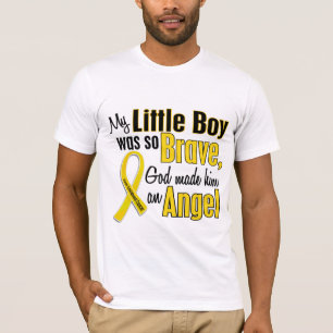 T-shirt ANJO 1 Little Boy do cancer da infância