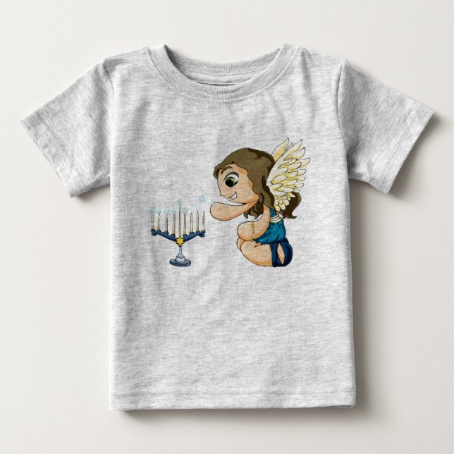 T-shirt Anjo de Menorah (Frente)