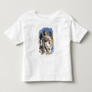 T-shirt Anjo de pedra que olha abaixo da estátua em Bueno