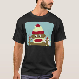 T-shirt Anjo & diabo do macaco da peúga