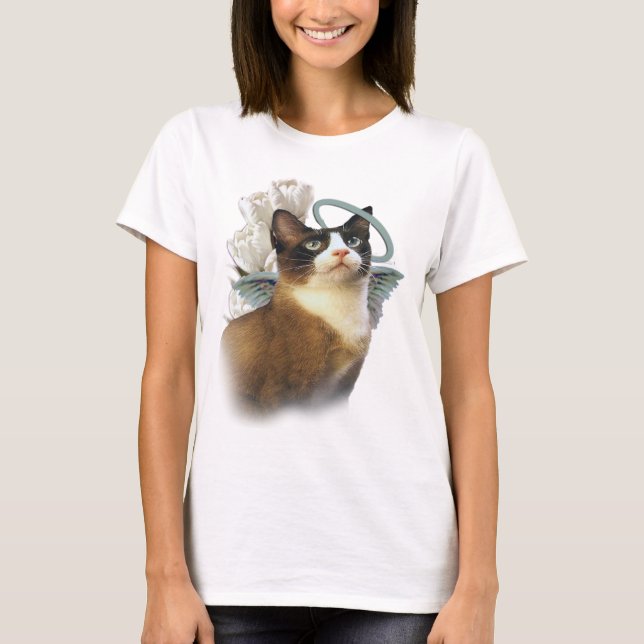 T-shirt Anjo do sapato de neve (Frente)