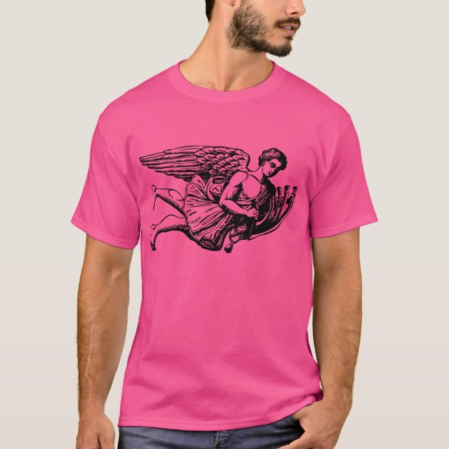 T-shirt Anjo Musical Voador (Frente)