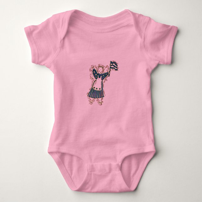 T-shirt Anjo Patriótico (Frente)