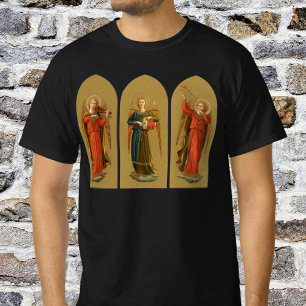 T-shirt Anjos Músicos de Natal, Renascença Vintage