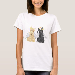 T-shirt Anjos Scottish Terrier