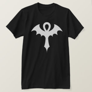 T-shirt Ankh Com Asas De Bat