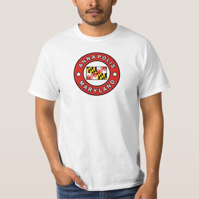 T-shirt Annapolis Maryland (Frente)