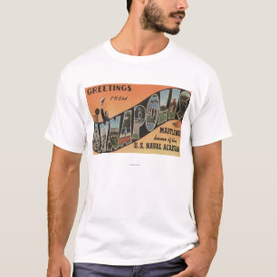 T-shirt Annapolis, Maryland - grandes cenas da letra