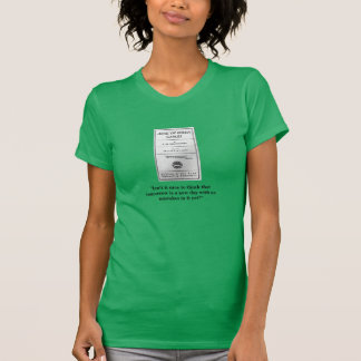 T-shirt Anne de frontões verdes nenhuns erros ainda