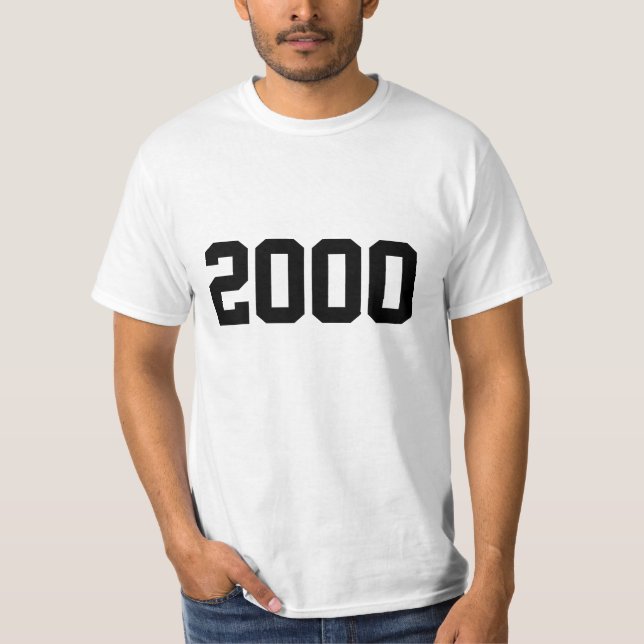 T-shirt Ano 2000 (Frente)