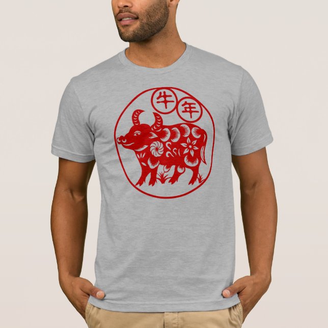 T-shirt Ano do boi (Frente)