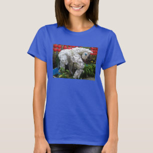 T-shirt Ano do Cavalo 春 節 馬 ... Tópico da Flor Chinesa