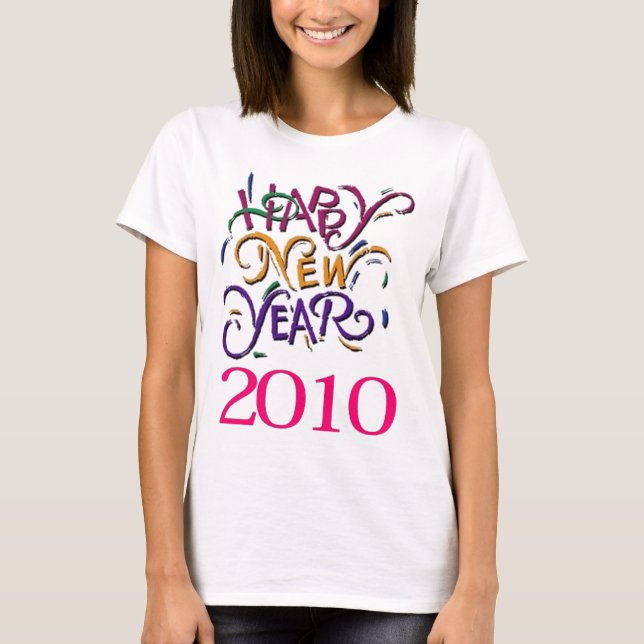 T-shirt Ano novo 2010 (Frente)