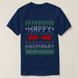 T-shirt "Ano novo escocês feio engraçado de Hogmanay