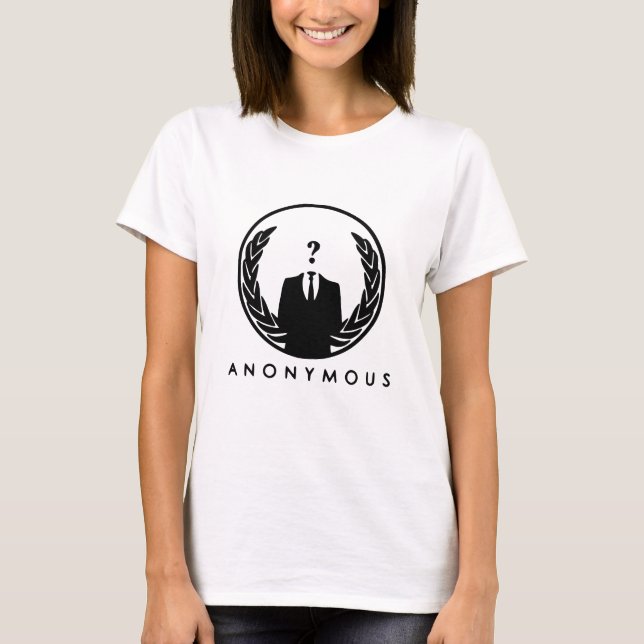 T-shirt Anonymous Logo (Frente)