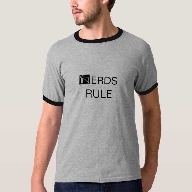 T-shirt ANP- regra dos nerd (Frente)
