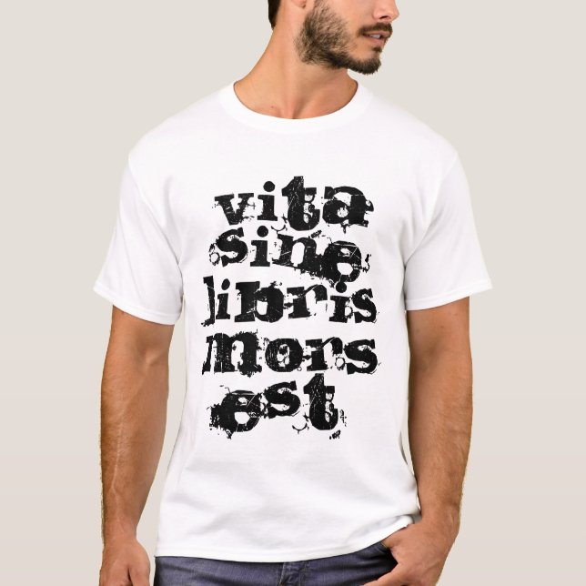 T-shirt ANSR est dos libris do seno de Vita (Frente)