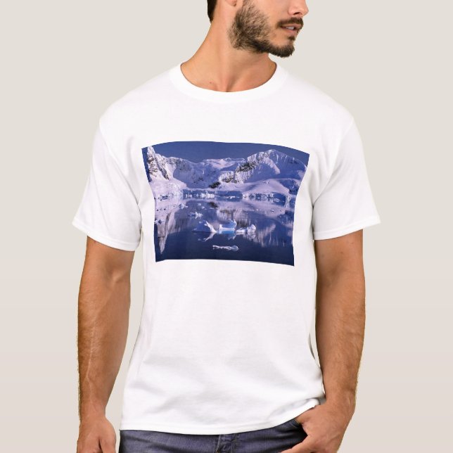 T-shirt Antártida, Baía do Paraíso (Frente)