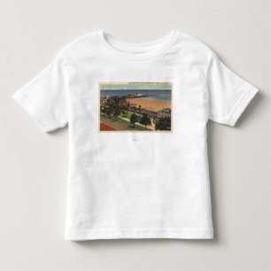 T-shirt Antena do porto do cais & do iate do prazer
