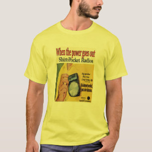 T-shirt Antes do telefone celular, rádios de transistor