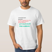 T-shirt Anti-Ambiental, Pro-Poluição