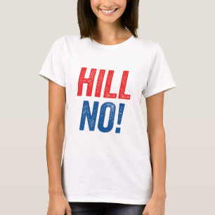 T-shirt Anti monte de Hillary não!